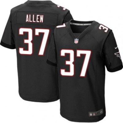 Nike Falcons #37 Ricardo Allen Black Alternate Mens Stitched NFL Elite Jersey