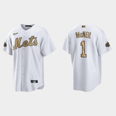 Men Jeff Mcneil NeW York Mets 2022 Mlb All Star Game White  Jersey