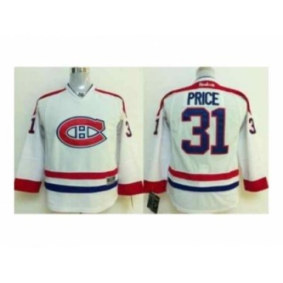 Youth NHL Montreal Canadiens #31 Carey Price white