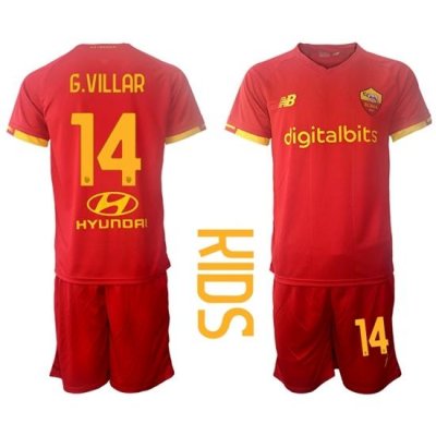 Kids Roma Soccer Jerseys 005