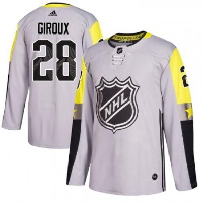 Youth Adidas Philadelphia Flyers 28 Claude Giroux Authentic Gray 2018 All Star Metro Division NHL Jersey