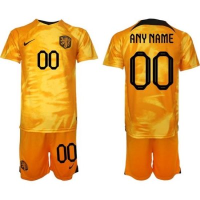 Men FIFA 2022 Netherlands Soccer Customized Jersey 007