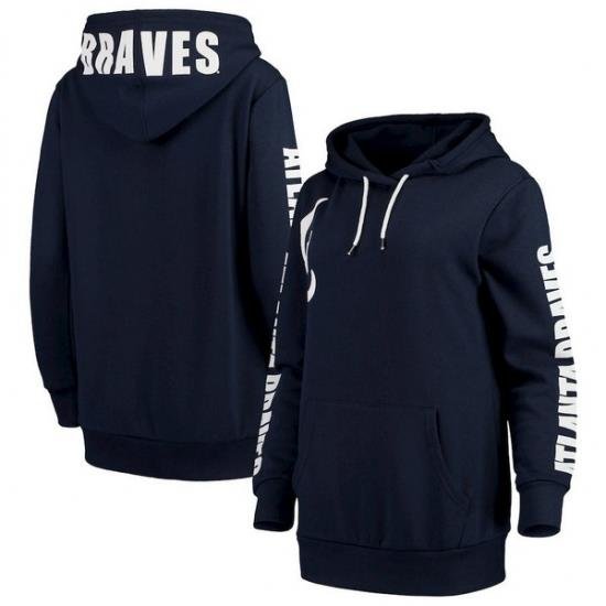 Atlanta Braves Women Hoody 002