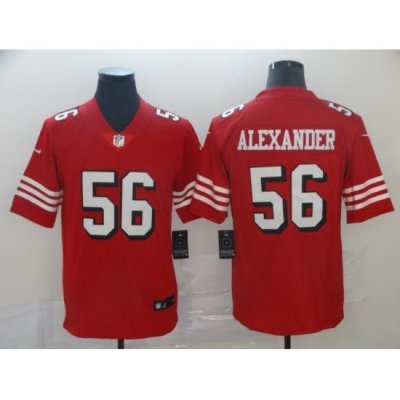 Men's San Francisco 49ers Kwon Alexander 56 Red Nike Scarlet Player Limited Jersey