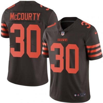 Nike Browns #30 Jason McCourty Brown Mens Stitched NFL Limited Rush Jersey