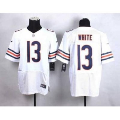 nike nfl jerseys chicago bears 13 white white[Elite][white]