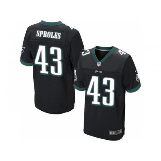 Nike Philadelphia Eagles 43 Darren Sproles Black Elite NFL Jersey