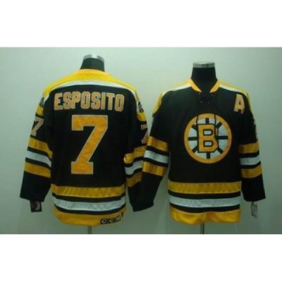 Boston Bruins #7 phil esposito black CCM Jerseys