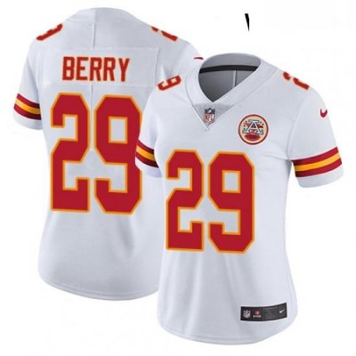 Womens Nike Kansas City Chiefs 29 Eric Berry White Vapor Untouchable Limited Player NFL Jersey