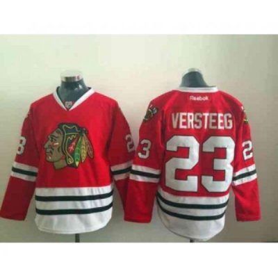 nhl jerseys chicago blackhawks #23 versteeg red