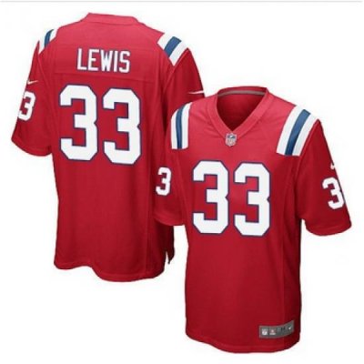 Youth New Patriots #33 Dion Lewis Red Alternate Stitched NFL Elite Jersey