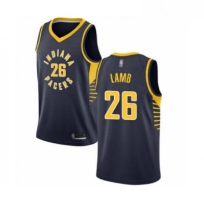 Youth Indiana Pacers 26 Jeremy Lamb Swingman Navy Blue Basketball Jersey Icon Edition