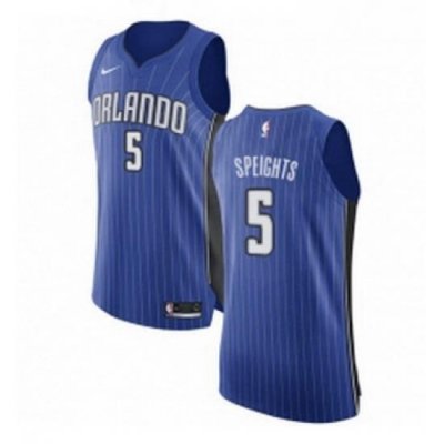 Youth Nike Orlando Magic 5 Marreese Speights Authentic Royal Blue Road NBA Jersey Icon Edition