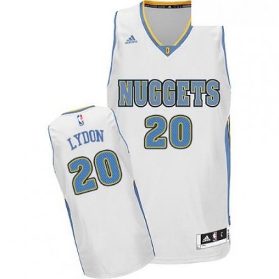 Womens Adidas Denver Nuggets 20 Tyler Lydon Swingman White Home NBA Jersey