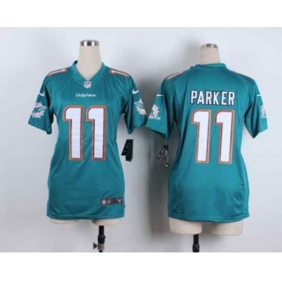 nike women nfl jerseys miami dolphins 11 parker green[nike][parker]