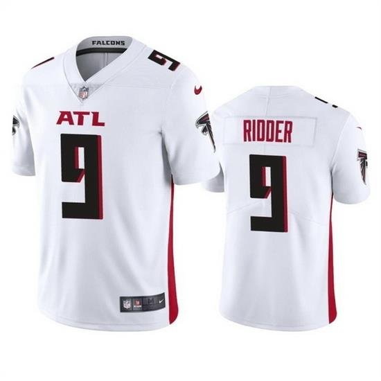 Men Atlanta Falcons 9 Desmond Ridder White 2023 F U S E  Vapor Untouchable Limited Stitched Football Jersey