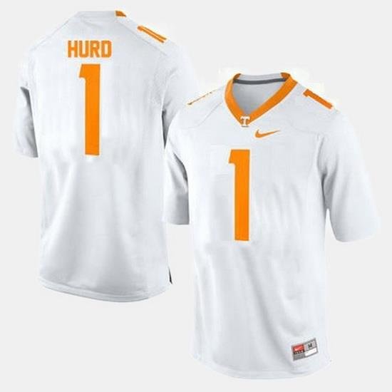 Men Tennessee Volunteers Jalen Hurd College Football White Jersey