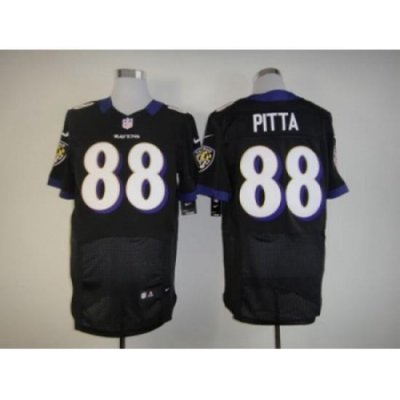 Nike Baltimore Ravens 88 Dennis Pitta black Elite NFL Jersey