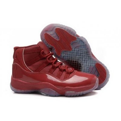 Air Jordan 11 GS Burgundy Red Women Shoes