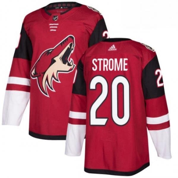 Youth Adidas Arizona Coyotes 20 Dylan Strome Premier Burgundy Red Home NHL Jersey