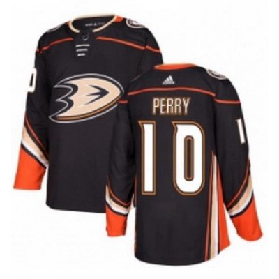 Youth Adidas Anaheim Ducks 10 Corey Perry Authentic Black Home NHL Jersey