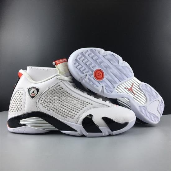 Air Jordan 14 generation Supreme x white black red original version Men Shoes