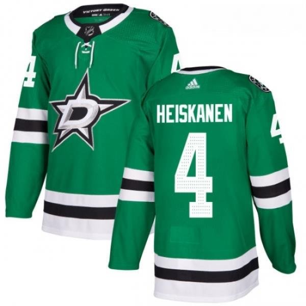 Youth Adidas Dallas Stars 4 Miro Heiskanen Authentic Green Home NHL Jersey