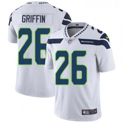 Youth Nike Seattle SeahaWks 26 Shaquill Griffin Elite White NFL Jersey