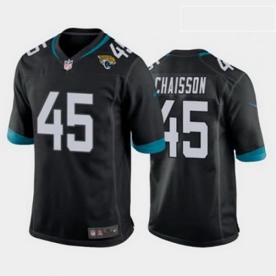 men k'lavon chaisson jacksonville jaguars black game jersey