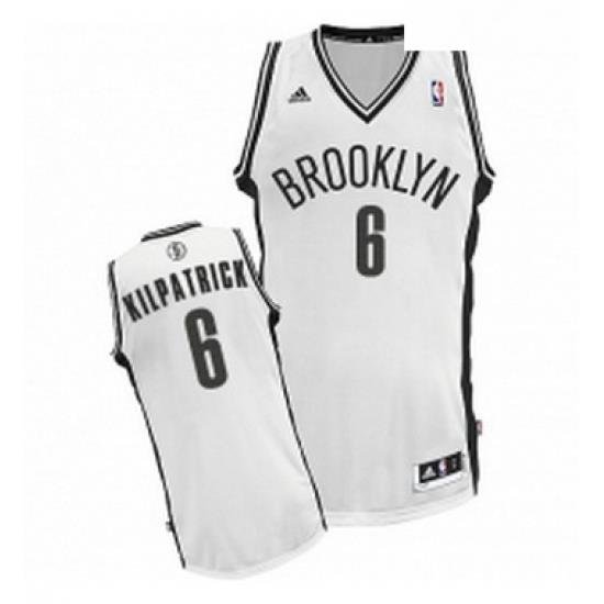 Youth Adidas Brooklyn Nets 6 Sean Kilpatrick Swingman White Home NBA Jersey