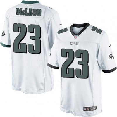 Nike Eagles #23 McLeod White Team Color Mens Stitched NFL NeW Elite Jersey