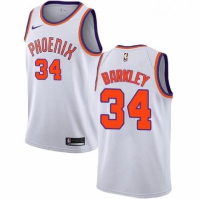 Youth Nike Phoenix Suns 34 Charles Barkley Authentic NBA Jersey Association Edition