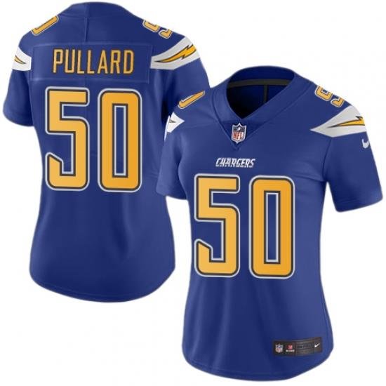 Womens Chargers #50 Hayes Pullard Rush Jersey