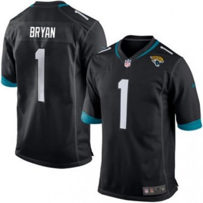 Men's Jacksonville Jaguars Taven Bryan Nike Black 2018 NFL Draft First Round Pick Elite Jersey