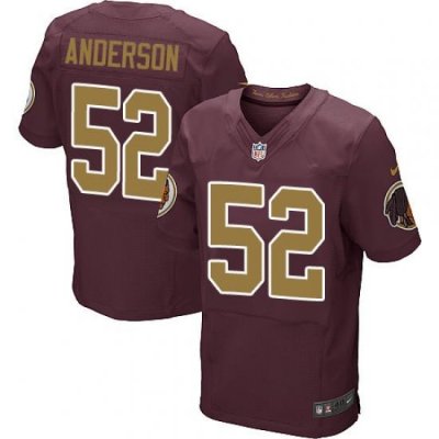 Nike Redskins #52 Ryan Anderson Burgundy Red Alternate Mens Stitched NFL Elite Jersey