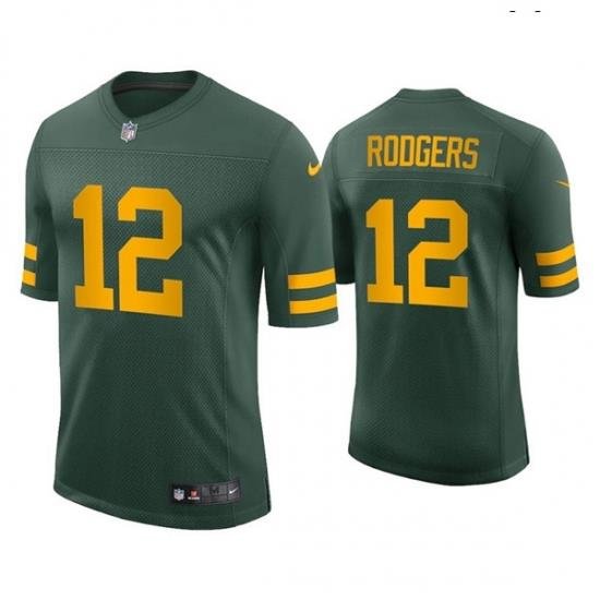 Green Bay Packers 12 Aaron Rodgers Alternate Green Vapor Limited Jersey