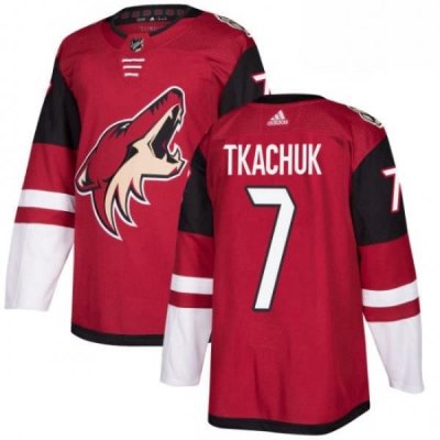 Youth Adidas Arizona Coyotes 7 Keith Tkachuk Premier Burgundy Red Home NHL Jersey