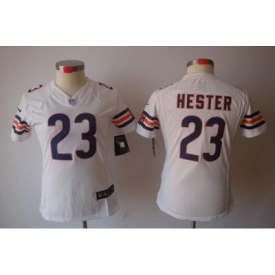 Women Nike Chicago Bears 23 Hester White Color[NIKE LIMITED Jersey]