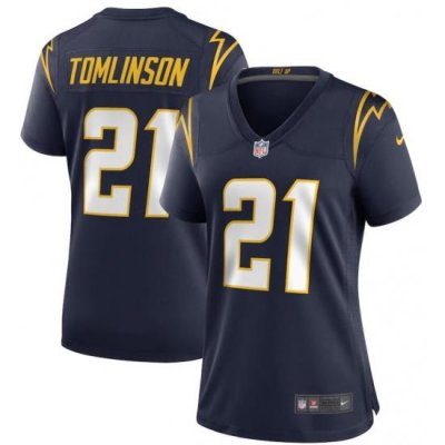 Women Nike Los Angeles Chargers LaDainian Tomlinson Navy Team Color Vapor Untouchable Jersey Limited