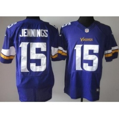 Nike Minnesota Vikings 15 Greg Jennings Purple Elite NFL Jersey