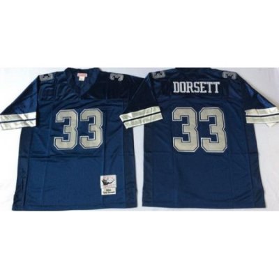 Mitchell Ness cowboys #33 Tony Dorsett Throwback Stitched NFL Jerseys