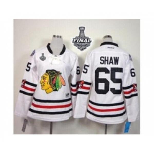 women nhl jerseys chicago blackhawks #65 shaw white[2015 winter classic][2015 stanley cup]