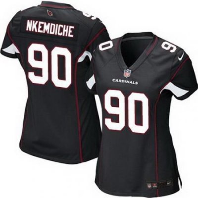 Nike Cardinals #90 Robert Nkemdiche Black Alternate Womens Stitched NFL Elite Jersey