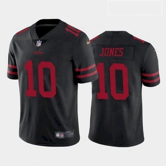 Men San Francisco 49ers Mac Jones Black 2021 Draft Jersey