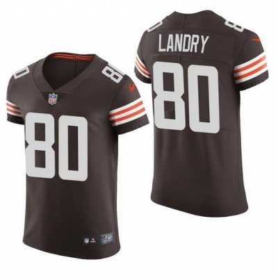 Cleveland Browns 80 Jarvis Landry Nike Men Brwon Team Color Men Stitched NFL 2020 Vapor Untouchable Elite Jersey