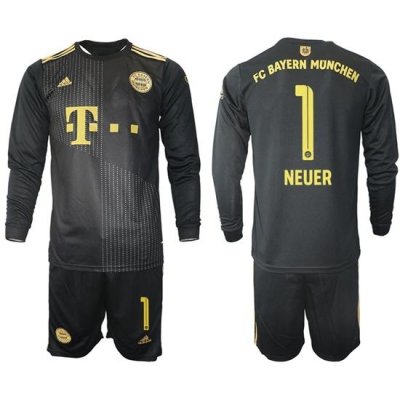 Men Bayern Long Sleeve Soccer Jerseys 515