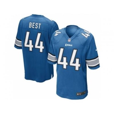 Nike Detroit Lions 44 Jahvid Best blue Game NFL Jersey