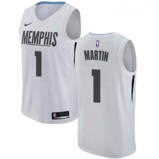 Womens Nike Memphis Grizzlies 1 Jarell Martin Swingman White NBA Jersey City Edition