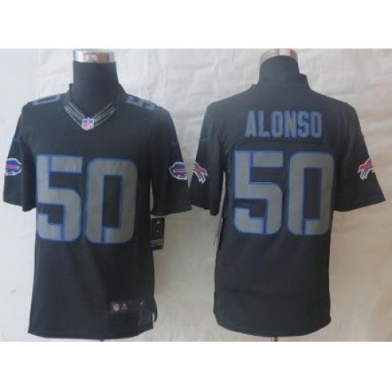 Nike Buffalo Bills 50 Kiko Alonso Black Limited Impact NFL Jersey