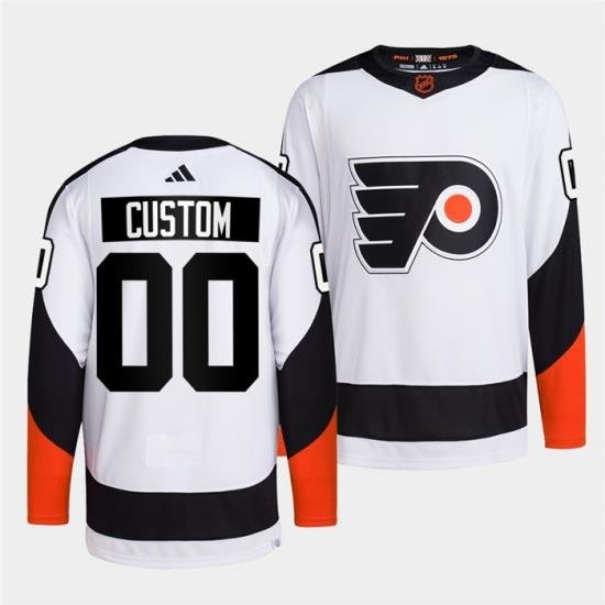 Men Women Youth Philadelphia Flyers Custom White 2022 Reverse Retro Stitched Jersey